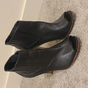 Halogen Open Toe Booties